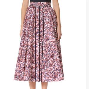 Carolina Herrera Size 12 Polka-Dot A-line Skirt